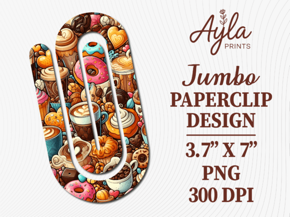 Coffee Cup Bakery Donut Graphics for Crafts