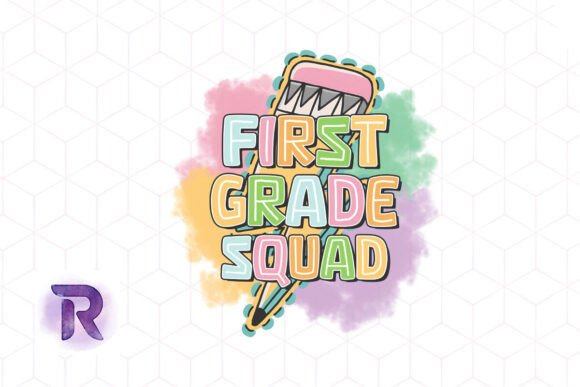 First Grade Squad PNG: Graphics for Crafts
