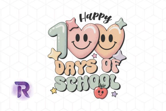 Happy 100 Days Graphics for Crafts
