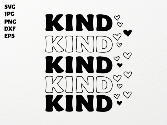 Kind SVG for Cricut: Graphics in Crafts