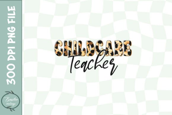 Leopard Childcare Teacher PNG for Crafts & Graphics