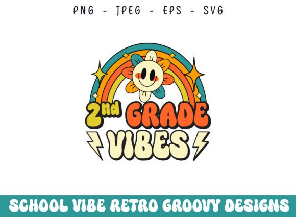 Reviewing Second Grade School Retro Groovy Vibes