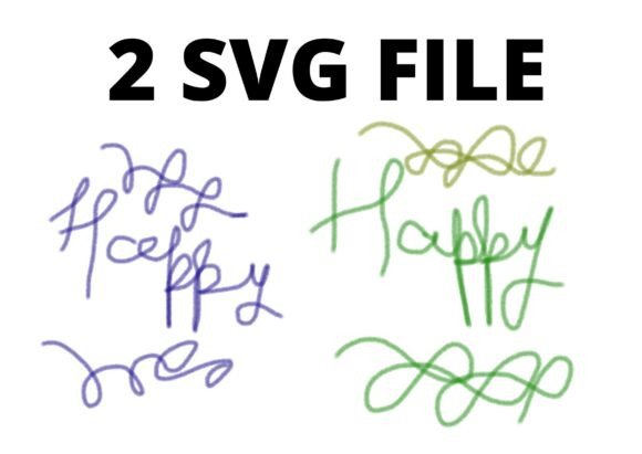 Reviewing the Happy Green Blue Abstract Texture SVG