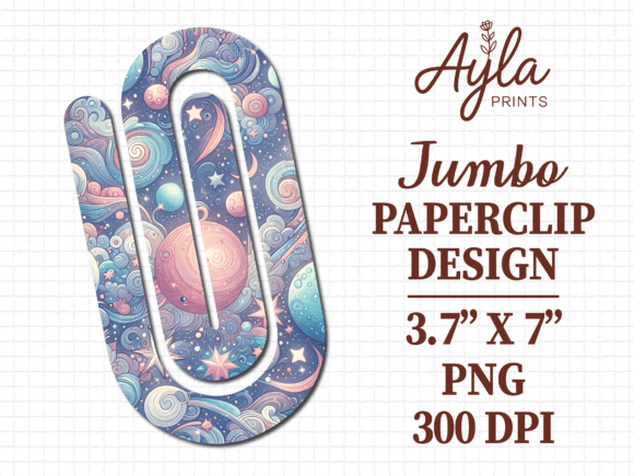 Reviewing the Stars Galaxy Night Sky Jumbo Paperclip