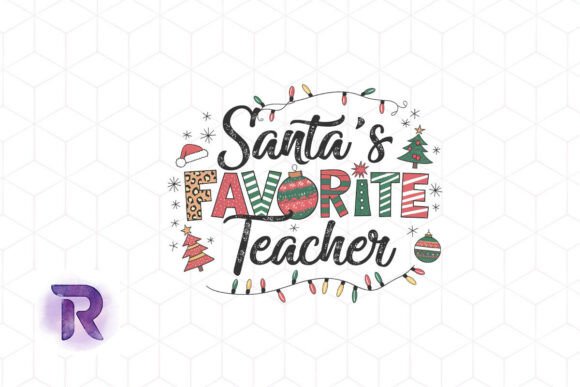 Santa’s Teacher Holiday PNG: A Designer’s Review