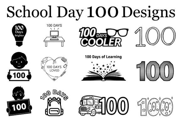 School Day 100 Designs5: Graphics for Crafts