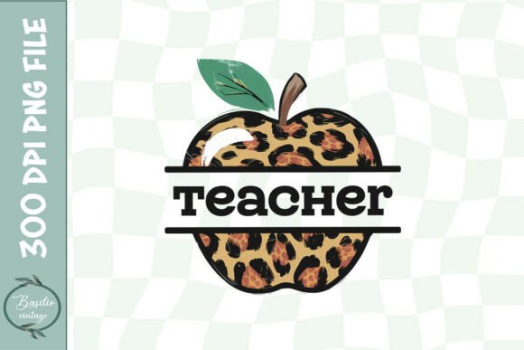 Teacher Cheetah PNG: Graphics for Crafts