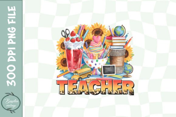 Teacher Coffee Cups Graphics for Crafts