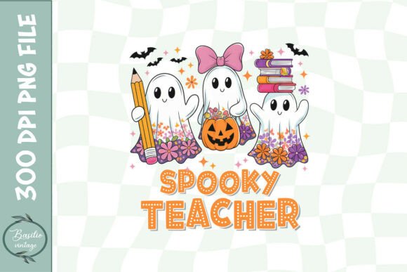 Teacher Halloween PNG: Graphics for Crafts