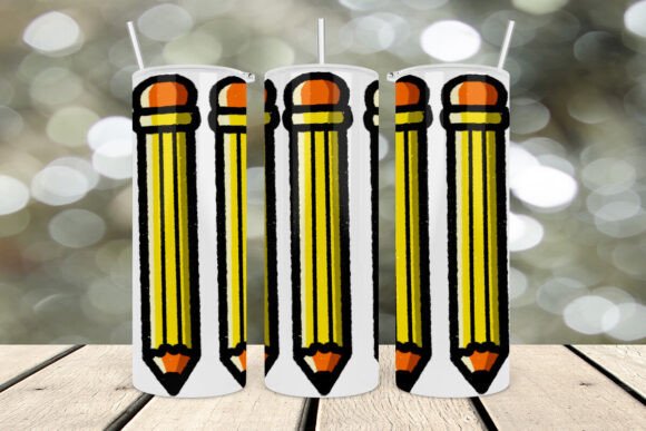 Teacher Pencil Wrap Graphics for Crafts