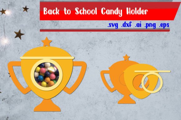 Winner Candy Holder: Graphics for Crafts